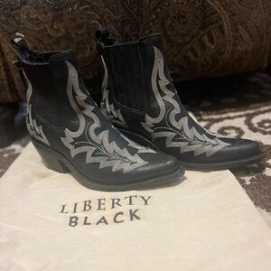 Liberty black booties